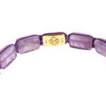 Nialaya CZ Amethyst 18K Gold 925 Bracelet NIA20249-2