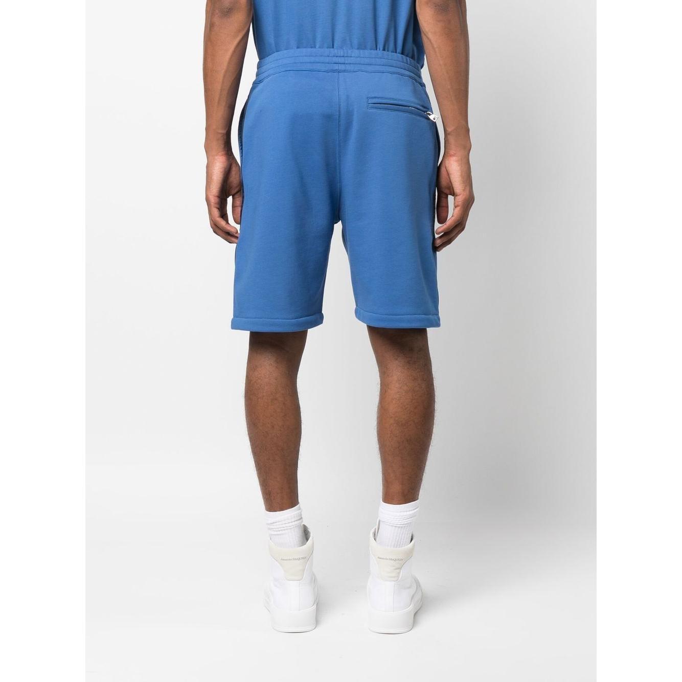 Alexander McQueen logo-tape jersey shorts 642668QUX750923