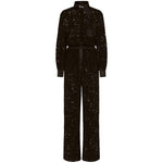 Dolce & Gabbana lace-trim long-sleeve jumpsuit F6H1JTFLM9VN0000
