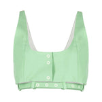 Ganni cropped tank top F7596484
