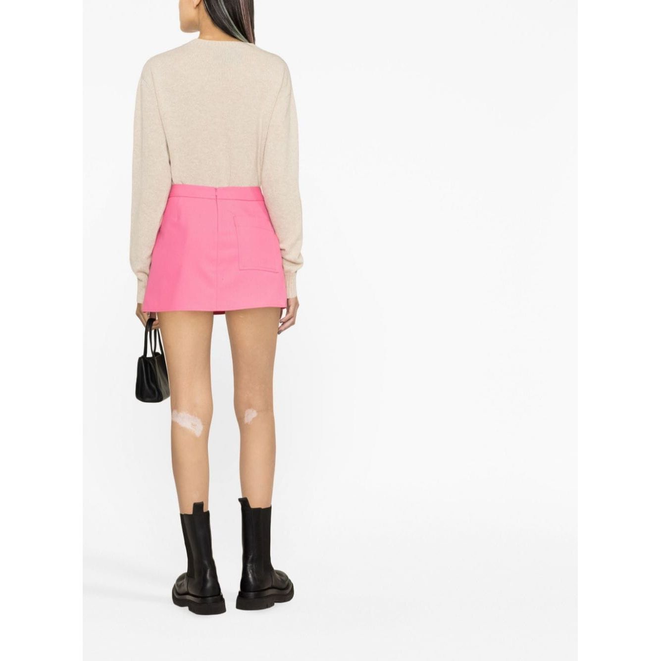 Palm Angels Skirts Fuchsia PWCU002S23FAB0013232