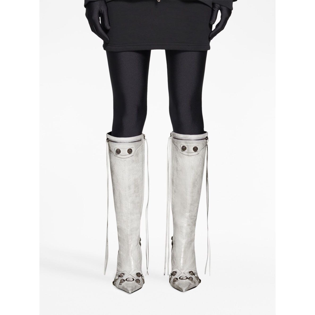 Balenciaga cagole leather boots Boots