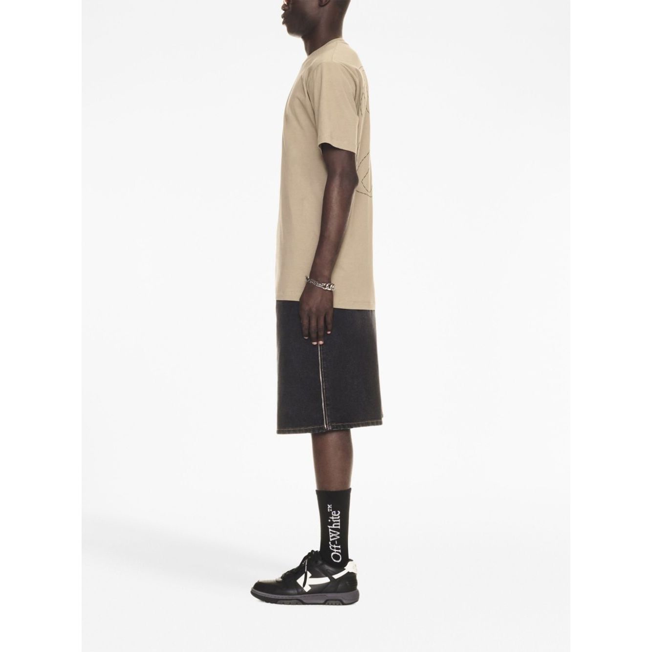 Off White Logo cotton t-shirt