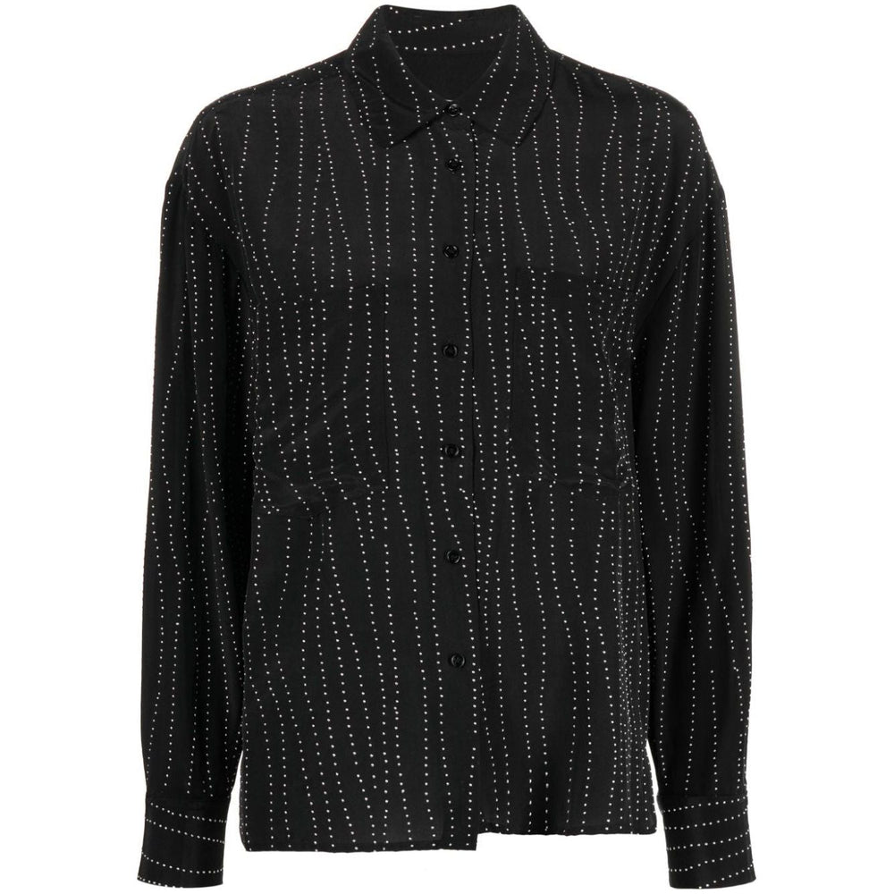 Iro Shirts Black ZEFIROWM18BLA01