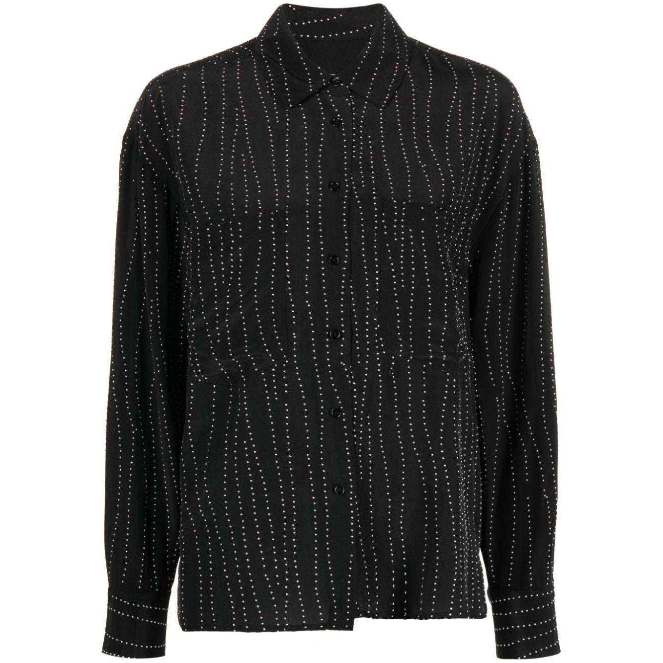 Iro Shirts Black ZEFIROWM18BLA01