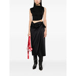 Erika Cavallini Semi-Couture Skirts Black E3WS04LORYANY69