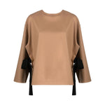 Erika Cavallini Semi-Couture Top Camel E3WM06NARAU45