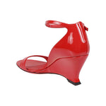 Ferragamo leather wedge sandals with open toe 01G484766346003