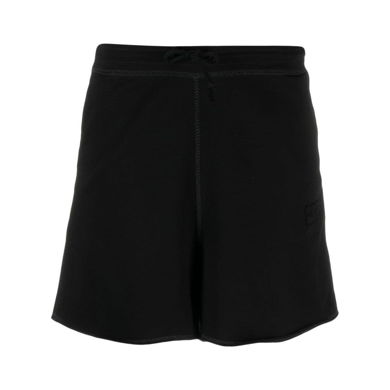 Ganni logo-patch shorts T3565099