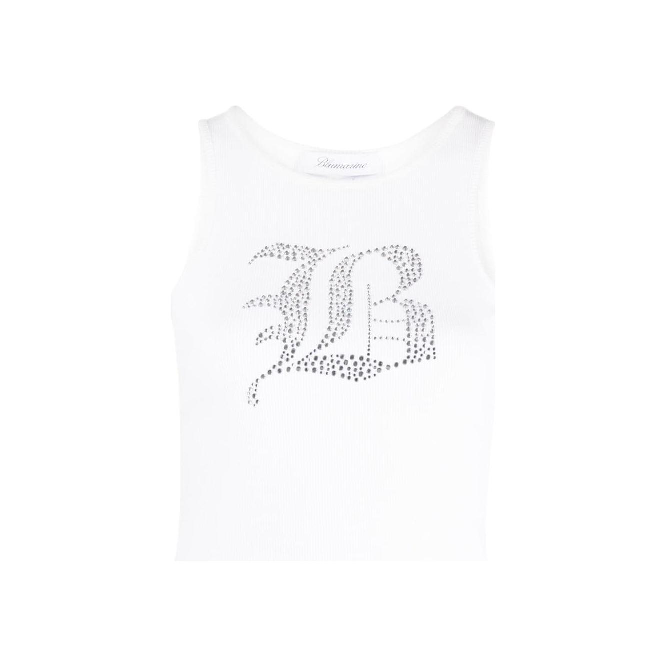 Blumarine Top White 2T049AN0100