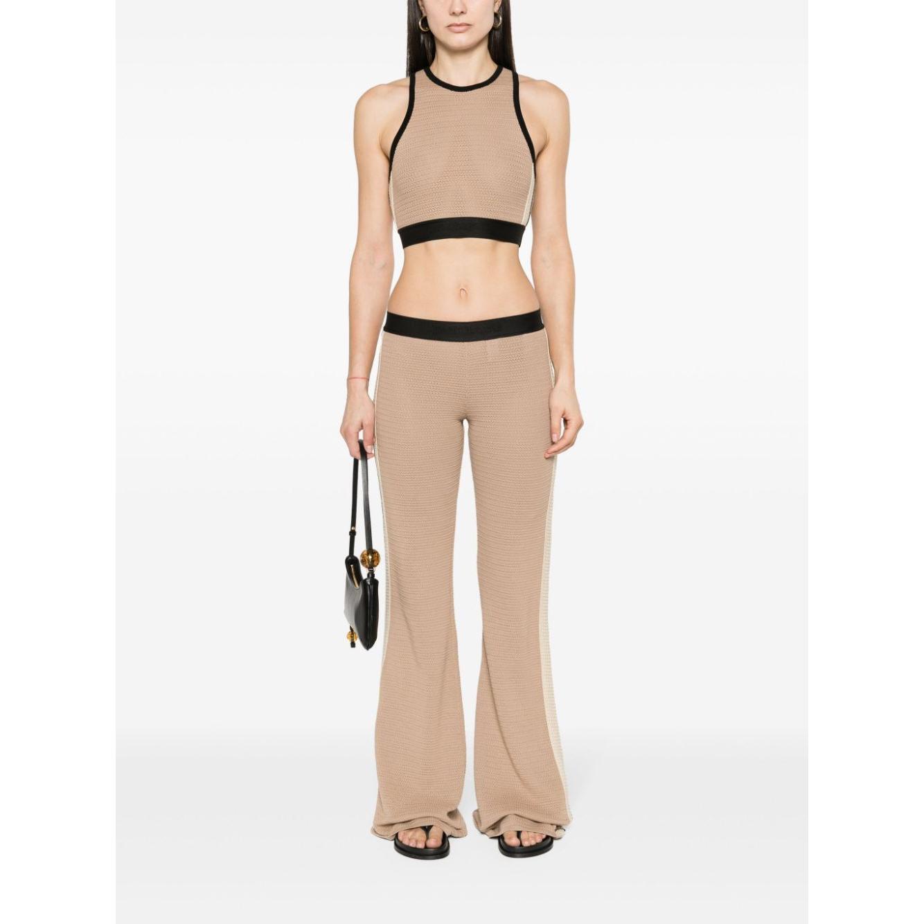 Palm Angels Trousers Beige PWHG021S24KNI0016410