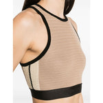 Palm Angels Top Beige PWHT001S24KNI0016410