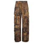 FERMAS.CLUB Trousers Brown CARGOPANTSSTONEBROWN
