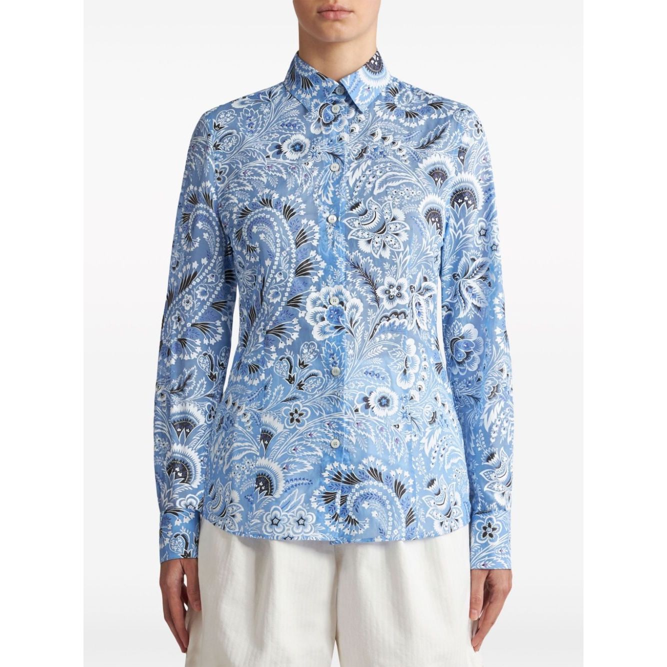 Etro Shirts Clear Blue WRIA002099SAE64X0880