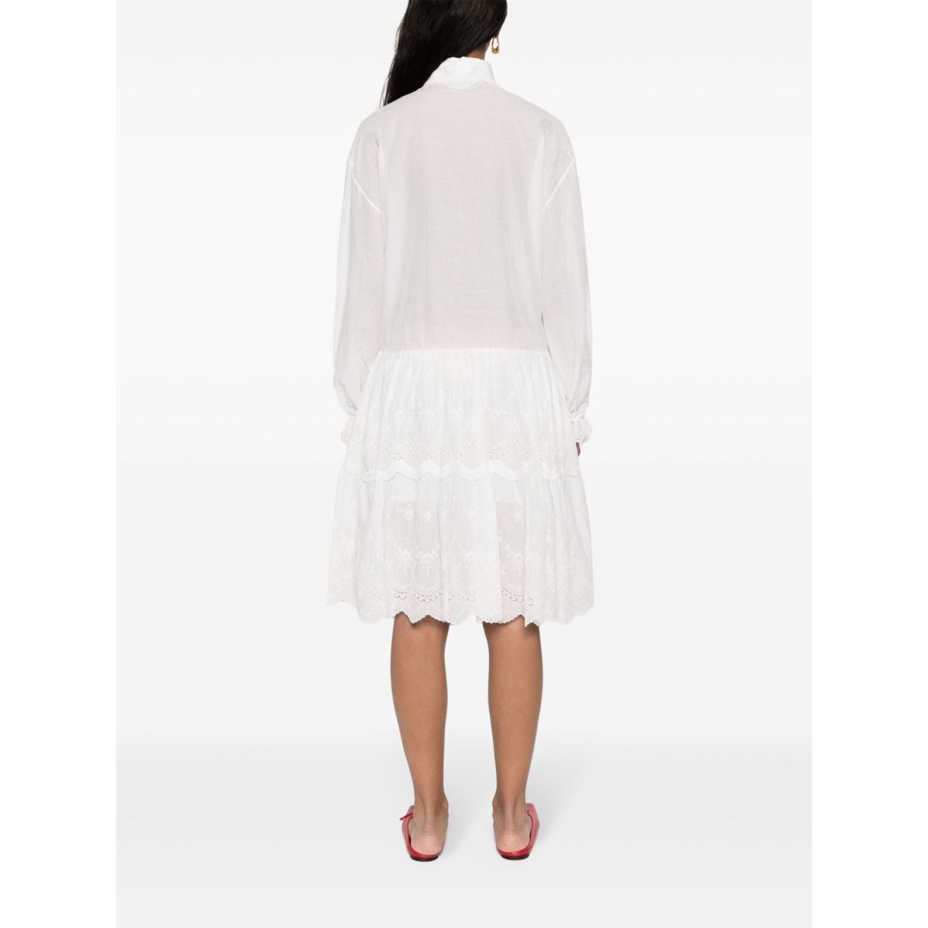 Ermanno Scervino Embroidered shirt dress D442Q339HBY14800