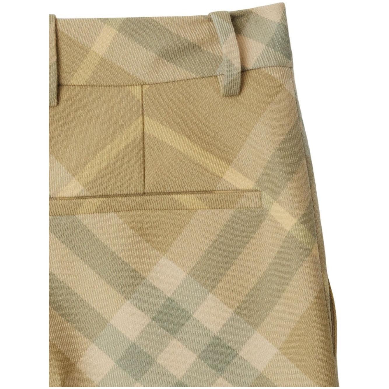Burberry check-print tailored wool trousers 8082605B8686