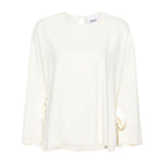 Erika Cavallini Semi-Couture Top White P4SR02A20