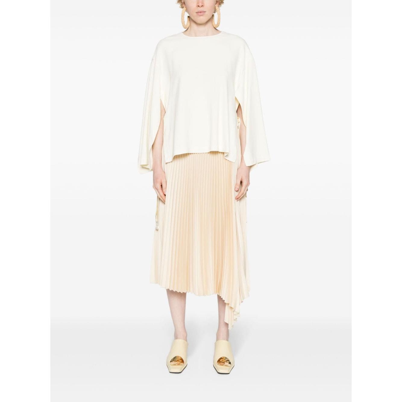 Erika Cavallini Semi-Couture Top White P4SR02A20