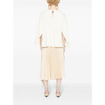 Erika Cavallini Semi-Couture Top White P4SR02A20
