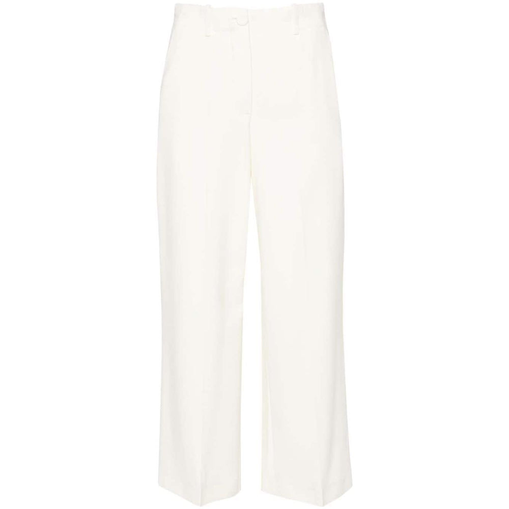 Erika Cavallini Semi-Couture Trousers White P4SR03A20