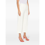 Erika Cavallini Semi-Couture Trousers White P4SR03A20