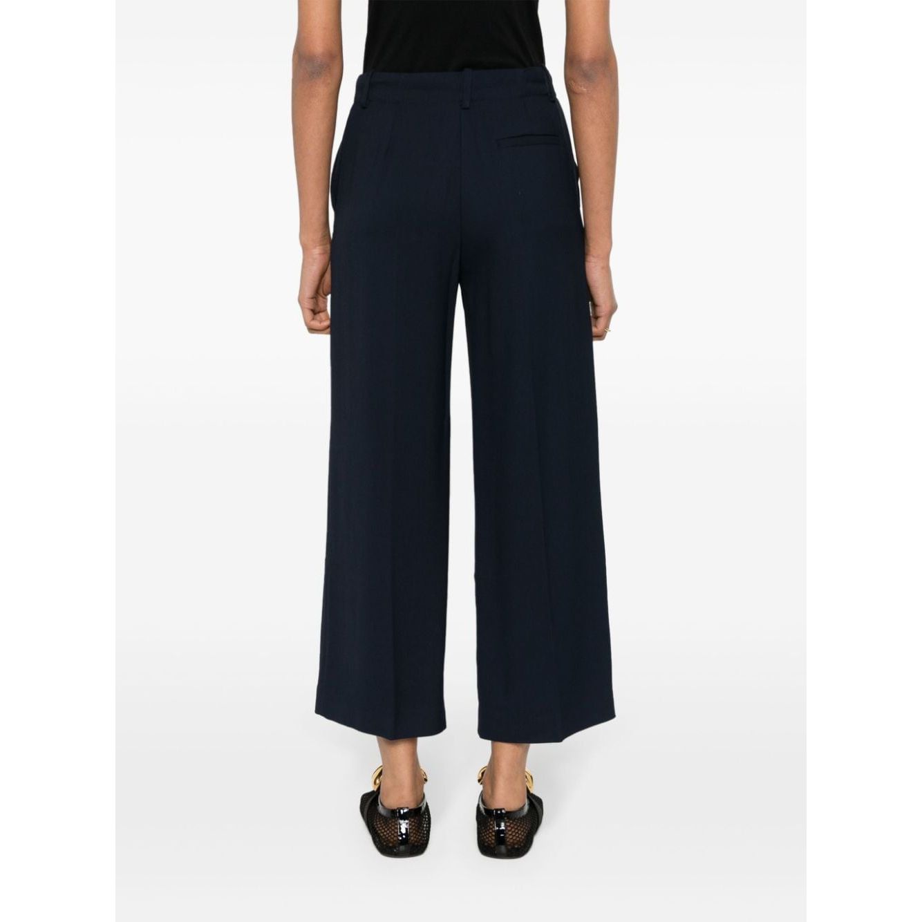 Erika Cavallini Semi-Couture Trousers Blue P4SR03K69