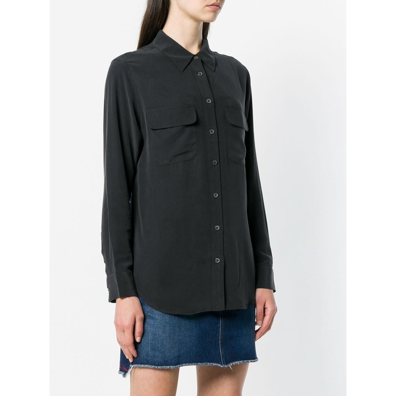 Equipment Shirts Black Q23E231TRUEBLACK-AI24