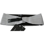 Dolce & Gabbana Gray Men Waist Belt 100% Silk Cummerbund BEL60450-46