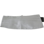 Dolce & Gabbana Gray Men Waist Belt 100% Silk Cummerbund BEL60454-48
