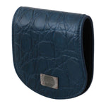 Dolce & Gabbana Blue Leather Holder Pocket Condom Case VAS9362