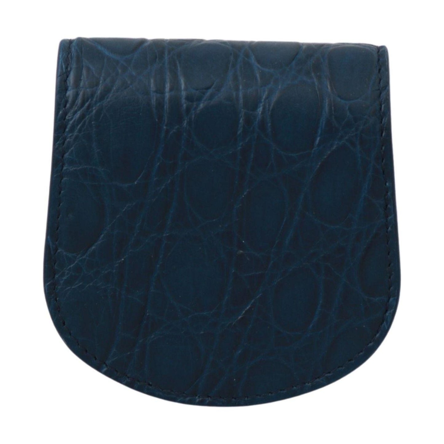 Dolce & Gabbana Blue Leather Holder Pocket Condom Case VAS9362
