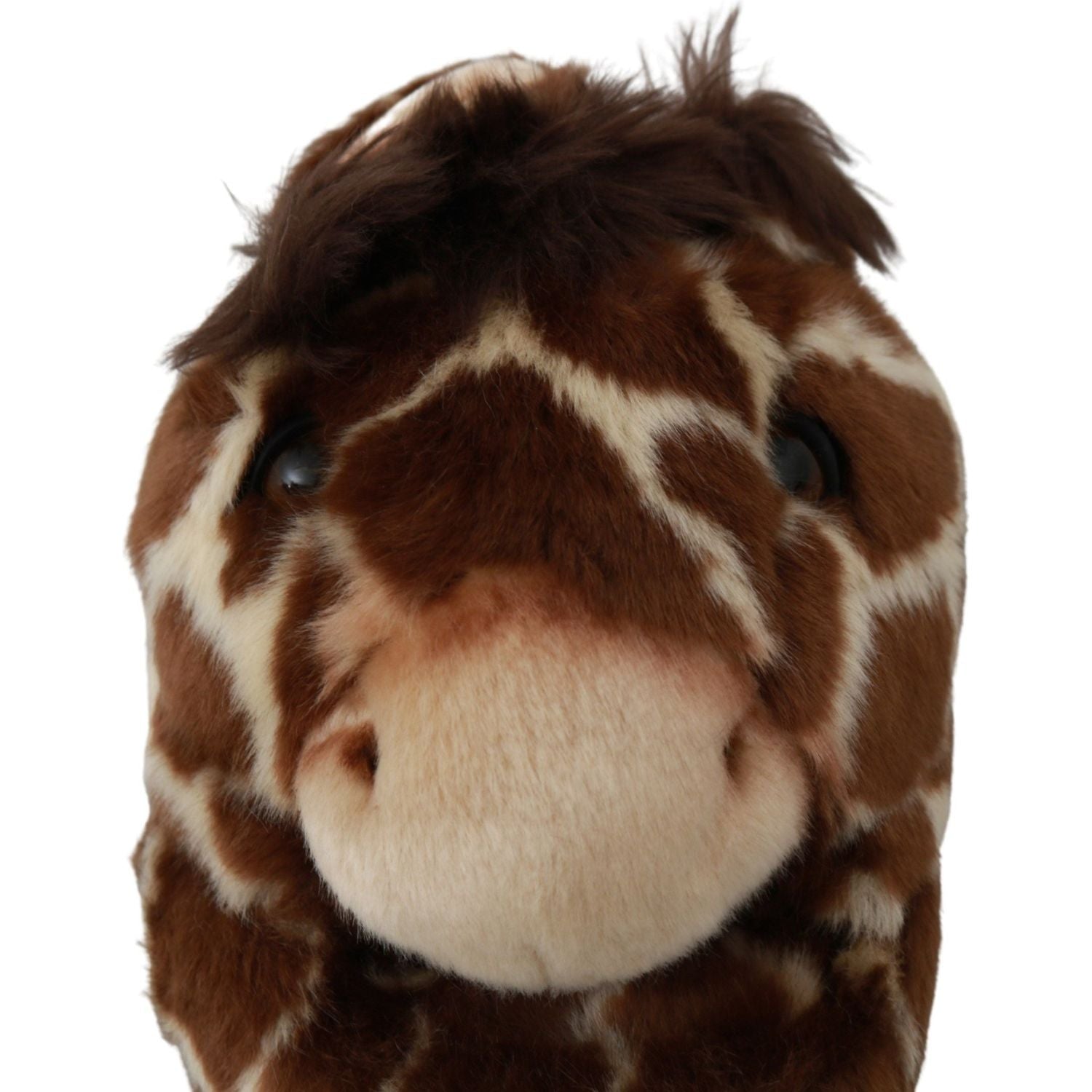 Dolce & Gabbana Brown Giraffe Slippers Flats Sandals Shoes