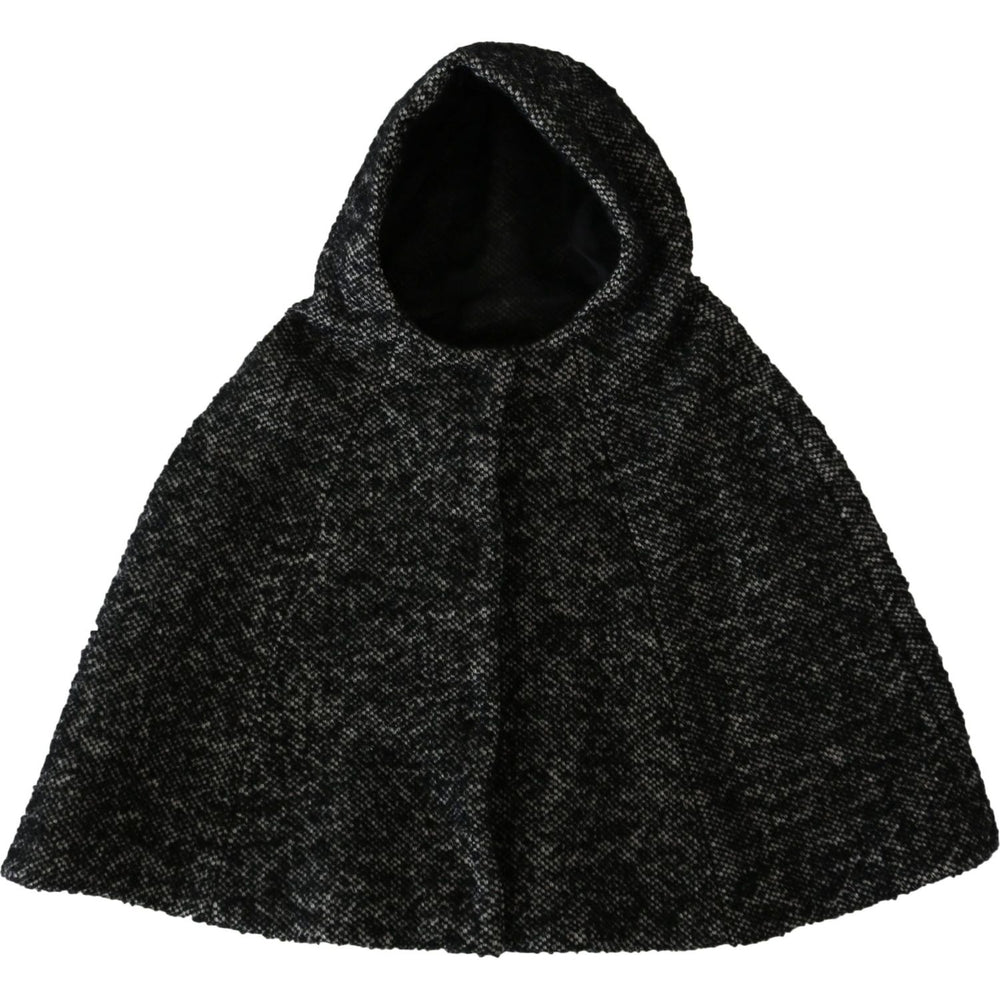 Dolce & Gabbana Gray Tweet Wool Kaftan Jacket Coat Top TSH4233-57