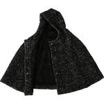 Dolce & Gabbana Gray Tweet Wool Kaftan Jacket Coat Top TSH4233-57