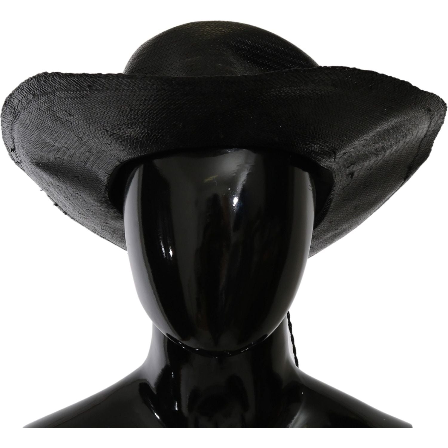 Costume National Black Wide Brim Cowboy Solid Hat
