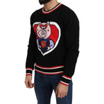 Dolce & Gabbana Black Cashmere Pig of the Year Pullover Sweater TSH5092-46