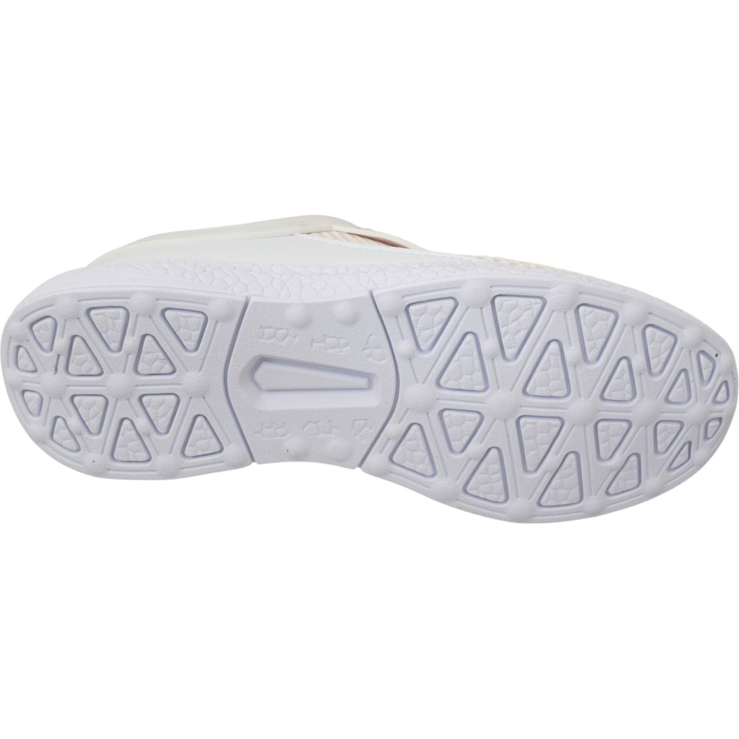 Philipp Plein White Pink Polyester Becky Sneakers Shoes LA7173-37