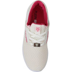 Philipp Plein White Pink Polyester Becky Sneakers Shoes LA7173-37