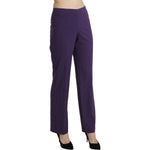BENCIVENGA Purple High Waist Straight Dress Trouser Pants PAN71346-42
