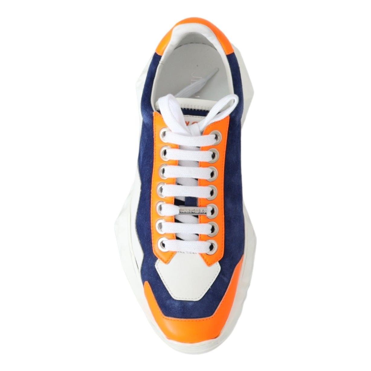 Jimmy Choo Electric Elegance Leather Mix Sneakers 192954953980