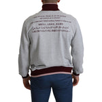 Dolce & Gabbana Gray Homo Sum Turtleneck Pullover Sweater TSH5413-50