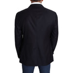Dolce & Gabbana Black Wool Single Breasted NAPOLI Blazer KOS1829-56