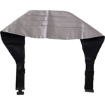 Dolce & Gabbana Elegant Gray Silk Cummerbund Dolce & Gabbana Light Slate Gray