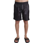 Dolce & Gabbana Black Polka Dot Print Beachwear Swimwear BIK1106-IT4