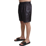 Dolce & Gabbana Black Polka Dot Print Beachwear Swimwear BIK1106-IT4