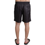 Dolce & Gabbana Black Polka Dot Print Beachwear Swimwear BIK1106-IT4