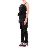 La Maison du Couturier Black Leather Jumpsuit GSS10365-2