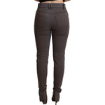 PLEIN SUD Brown Cotton Stretch Skinny Denim Jeans PAN71624 -38