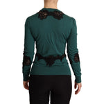 Dolce & Gabbana Green Wool Crewneck Sweater TSH6308 -36