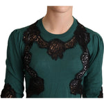 Dolce & Gabbana Green Wool Crewneck Sweater TSH6308 -36